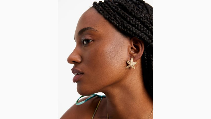 de Kate Spade Frauen Seestern-Statement-Ohrstecker klares Multi NB82J2983 Zubehör