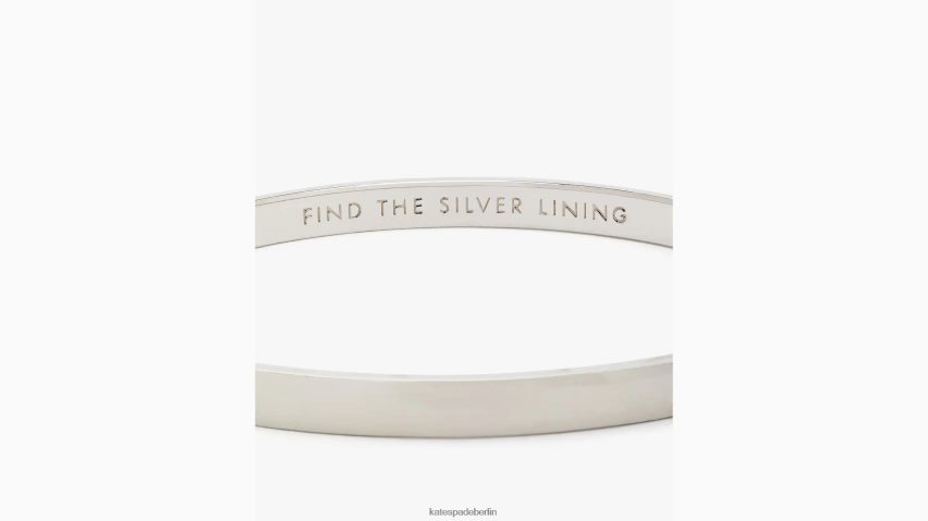 de Kate Spade Frauen Silberfarbener Idiom-Armreif Silber NB82J21109 Zubehör