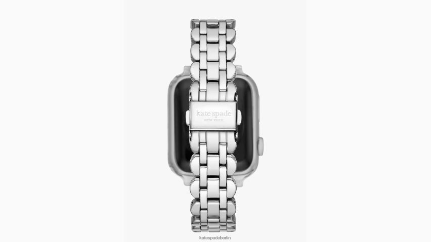 de Kate Spade Frauen Silbernes Muschelarmband aus Edelstahl mit 38/40-mm-Band für die Apple Watch Silber NB82J21100 Zubehör