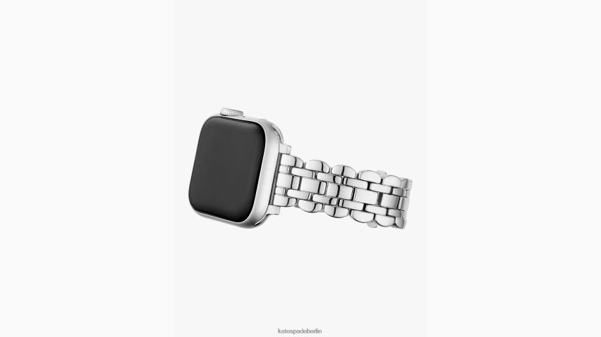 de Kate Spade Frauen Silbernes Muschelarmband aus Edelstahl mit 38/40-mm-Band für die Apple Watch Silber NB82J21100 Zubehör