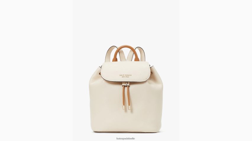 de Kate Spade Frauen Sinch-Rucksack aus gekrispeltem Leder mit mittlerer Klappe Milchglas multi NB82J2169 Zubehör