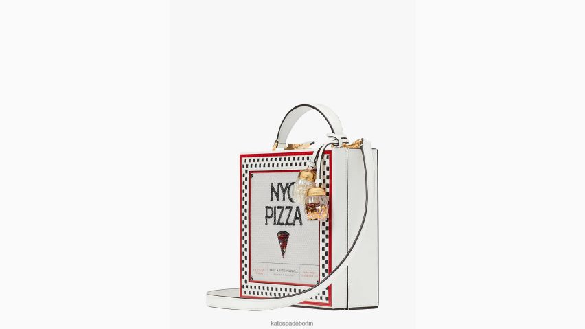 de Kate Spade Frauen Slice 3D-Pizzaschachtel mit Tragegriff oben multi NB82J293 Zubehör