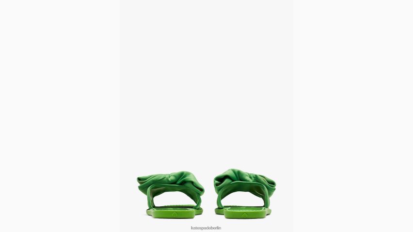de Kate Spade Frauen Slide-Sandalen mit Bikini-Schleife ks grün NB82J2540 Schuhwerk