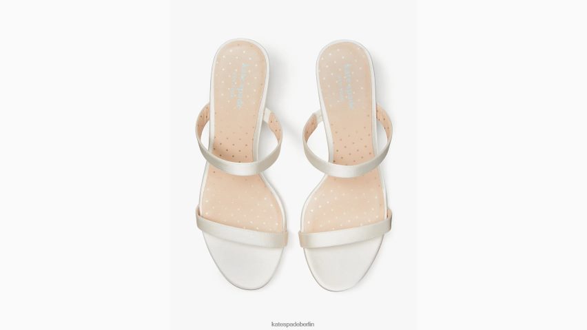 de Kate Spade Frauen Slide-Sandalen mit Kristallen von Palm Springs Elfenbein Braut NB82J2588 Schuhwerk
