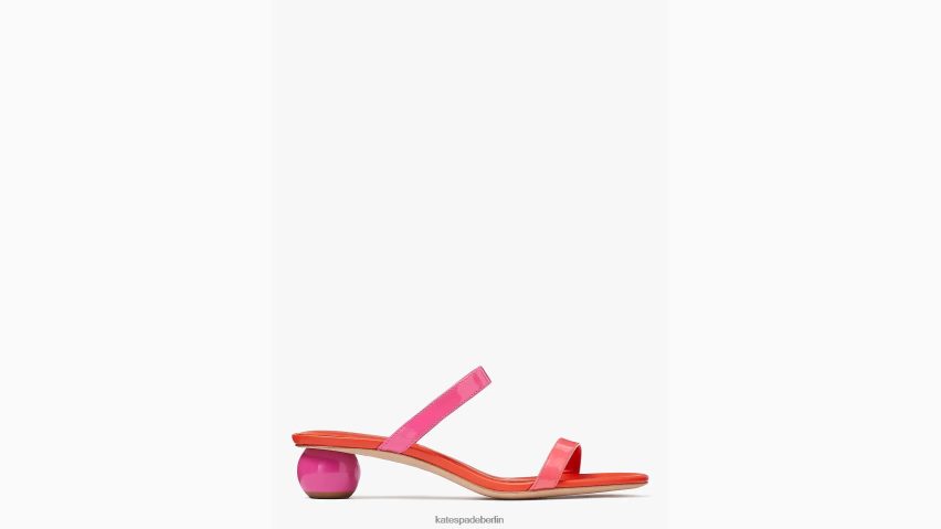 de Kate Spade Frauen Slide-Sandalen mit Palmfedern energierosa multi NB82J2496 Schuhwerk