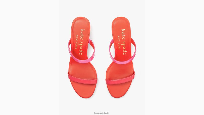 de Kate Spade Frauen Slide-Sandalen mit Palmfedern energierosa multi NB82J2496 Schuhwerk