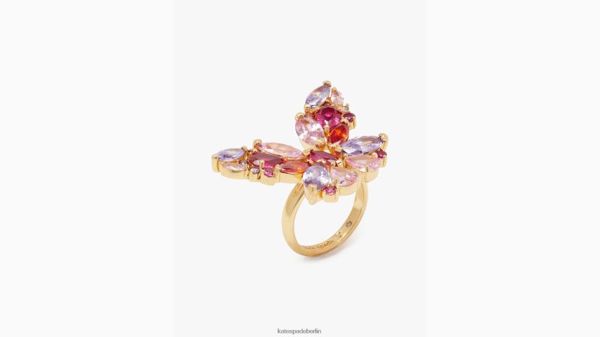 de Kate Spade Frauen Social-Butterfly-Statement-Ring rosa multi NB82J21108 Zubehör