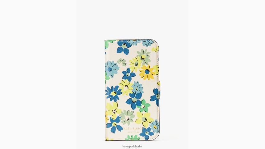 de Kate Spade Frauen Spencer Floral Medley iPhone 13 Pro magnetische Wickelhülle im Folioformat Pergament multi NB82J21416 Zubehör