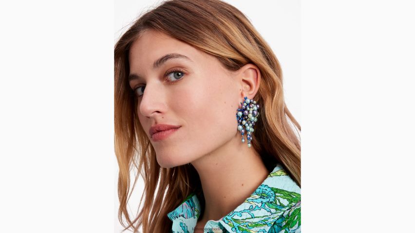 de Kate Spade Frauen Statement-Ohrringe mit Meeressirene blau/mehrfarbig NB82J2996 Zubehör