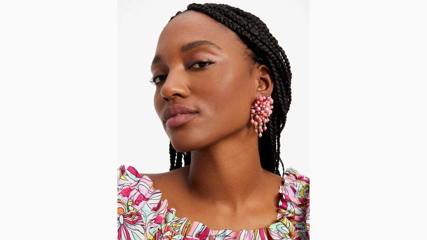 de Kate Spade Frauen Statement-Ohrringe mit Meeressirene rosa multi NB82J2994 Zubehör