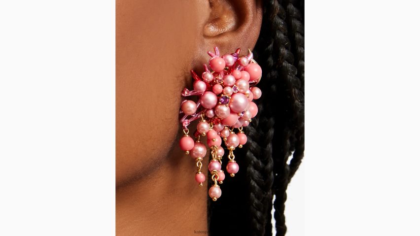 de Kate Spade Frauen Statement-Ohrringe mit Meeressirene rosa multi NB82J2994 Zubehör