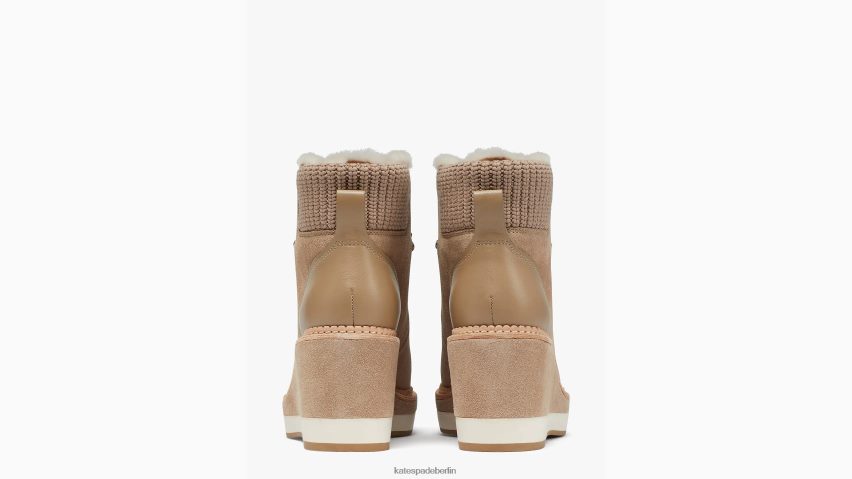 de Kate Spade Frauen Stiefeletten mit Weidenkeil rustikales Braun NB82J2584 Schuhwerk