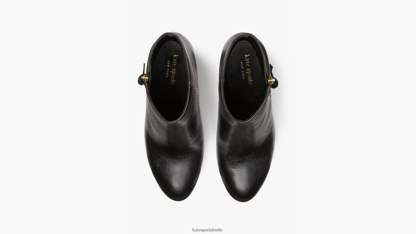 de Kate Spade Frauen Stiefeletten mit geknotetem Reißverschluss Schwarz NB82J2650 Schuhwerk