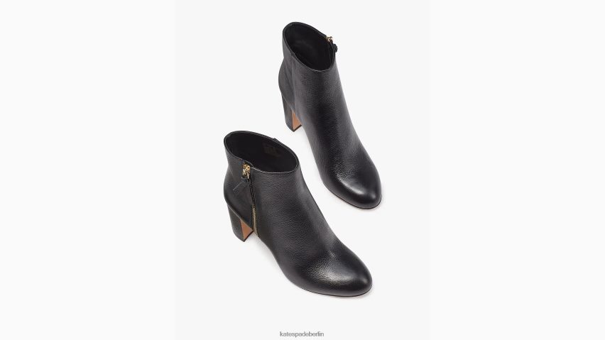 de Kate Spade Frauen Stiefeletten mit geknotetem Reißverschluss Schwarz NB82J2650 Schuhwerk
