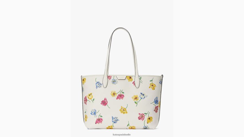 de Kate Spade Frauen Sutton Tulip Toss mittelgroße Tragetasche creme multi NB82J2276 Zubehör