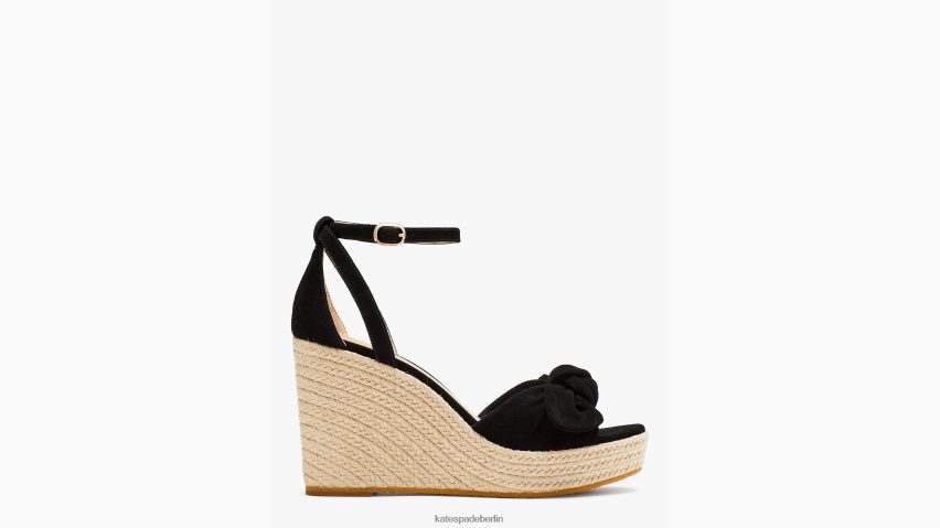 de Kate Spade Frauen Tiana-Plateaukeile Schwarz NB82J2503 Schuhwerk