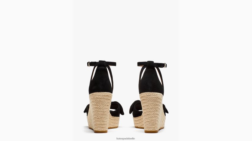 de Kate Spade Frauen Tiana-Plateaukeile Schwarz NB82J2503 Schuhwerk