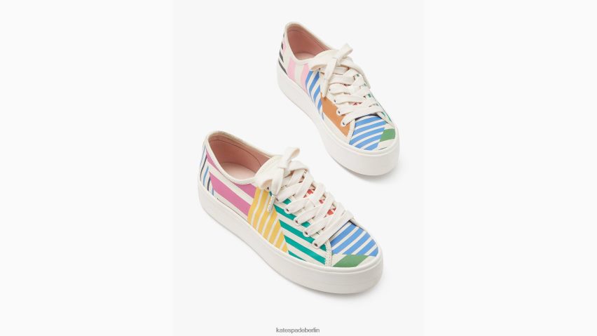 de Kate Spade Frauen Turnschuhe servieren Patchwork NB82J2538 Schuhwerk