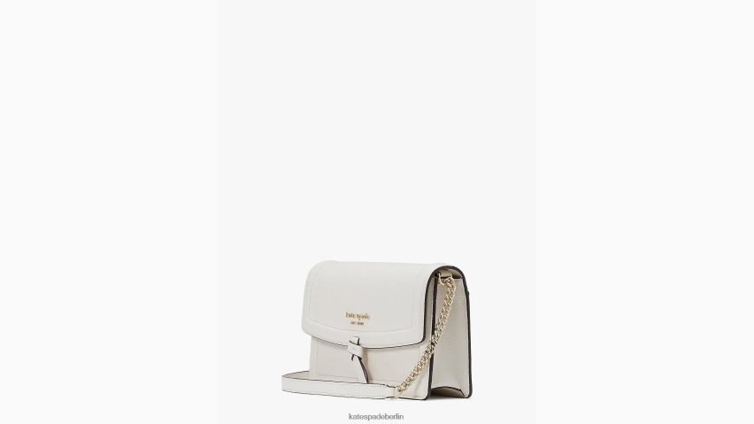 de Kate Spade Frauen Umhängetasche mit Knotenklappe Creme NB82J2178 Zubehör
