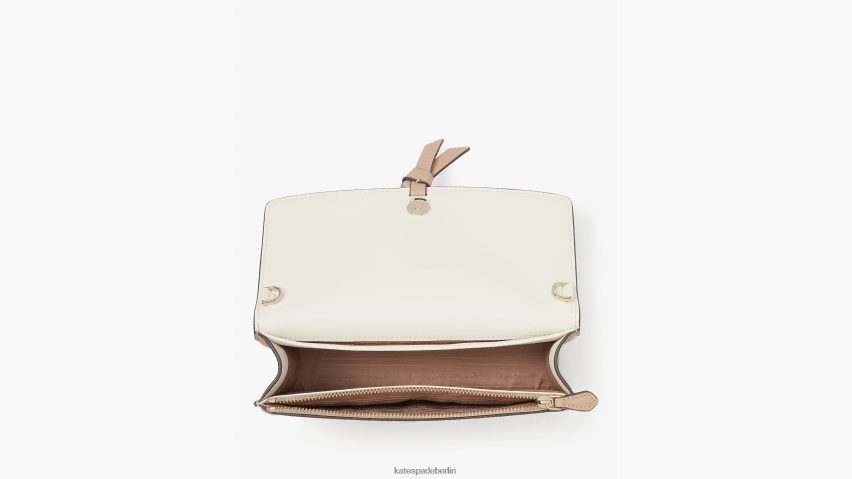 de Kate Spade Frauen Umhängetasche mit Knotenklappe Kraftpapier NB82J2181 Zubehör