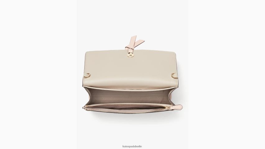 de Kate Spade Frauen Umhängetasche mit Knotenklappe Mochi-Rosa NB82J2180 Zubehör