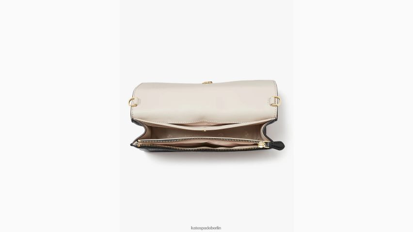 de Kate Spade Frauen Umhängetasche mit Knotenklappe Schwarz NB82J2179 Zubehör