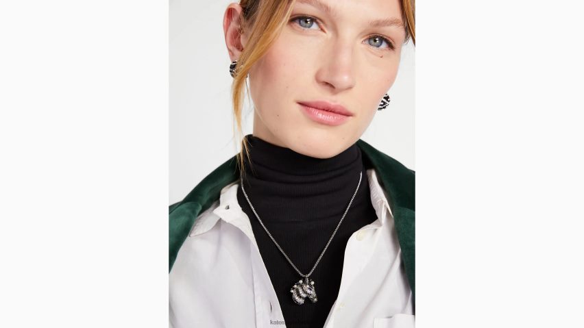 de Kate Spade Frauen Verdiene dir deinen Streifenanhänger schwarz-multi NB82J21235 Zubehör