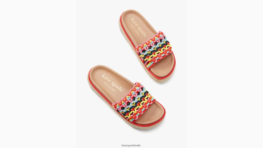 de Kate Spade Frauen Vita-Plateau-Slide-Sandalen multi NB82J2481 Schuhwerk