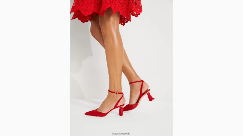 de Kate Spade Frauen Voila-Pumpen tiefes Rubinrot NB82J2633 Schuhwerk