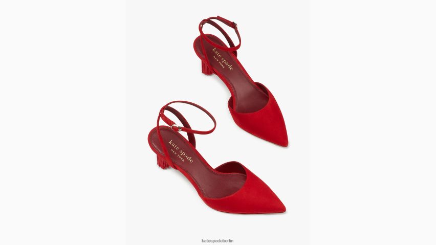 de Kate Spade Frauen Voila-Pumpen tiefes Rubinrot NB82J2633 Schuhwerk