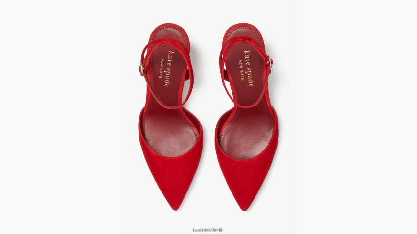 de Kate Spade Frauen Voila-Pumpen tiefes Rubinrot NB82J2633 Schuhwerk