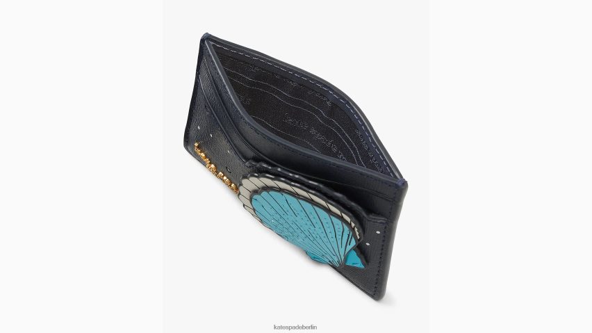 de Kate Spade Frauen Was für ein Kartenetui mit Muschelverzierung Blazer blau multi NB82J2342 Zubehör