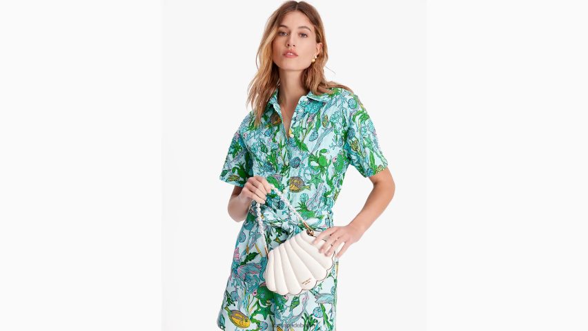 de Kate Spade Frauen Was ist die Muschel-3D-Shell-Umhängetasche Creme NB82J25 Zubehör