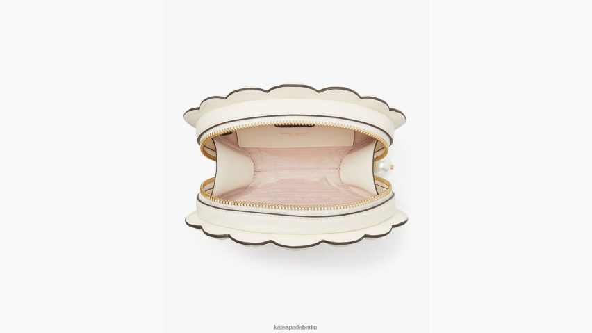 de Kate Spade Frauen What the Shell Seashell Micro Umhängetasche Creme NB82J26 Zubehör