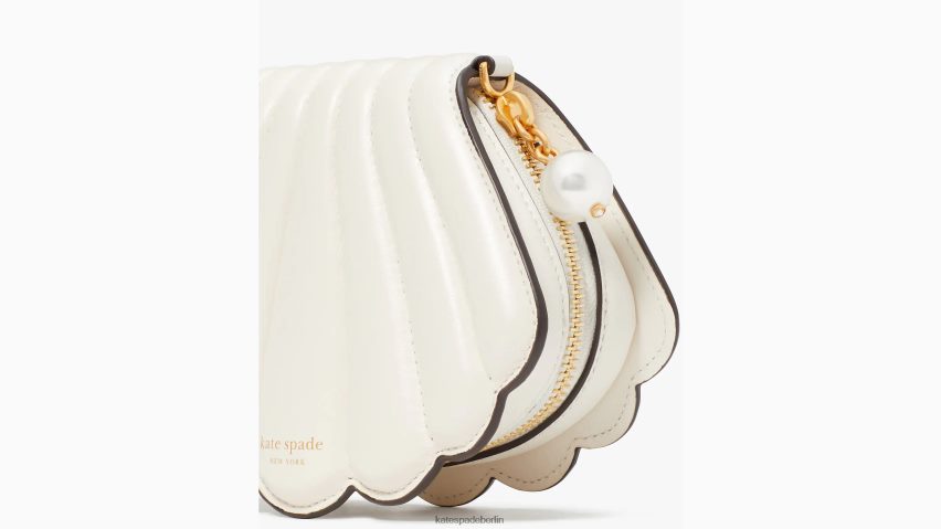de Kate Spade Frauen What the Shell Seashell Micro Umhängetasche Creme NB82J26 Zubehör