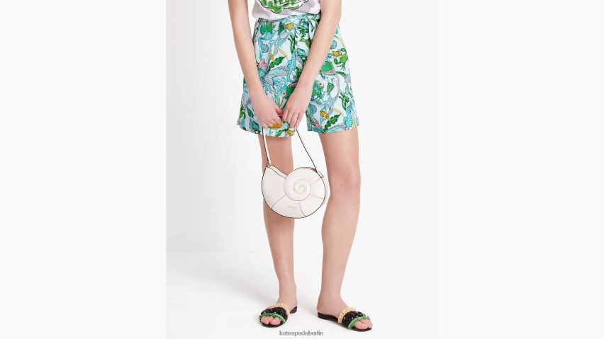 de Kate Spade Frauen What the Shell Umhängetasche aus Nautilusmuschel Creme NB82J23 Zubehör