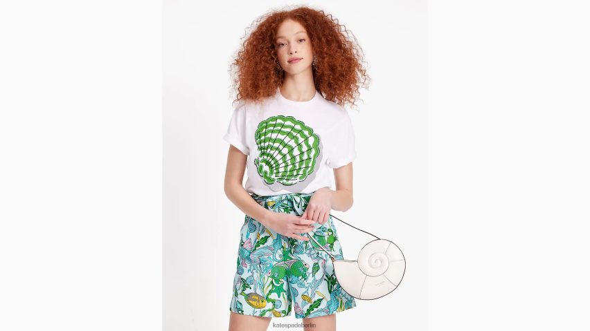 de Kate Spade Frauen What the Shell Umhängetasche aus Nautilusmuschel Creme NB82J23 Zubehör