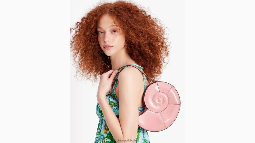 de Kate Spade Frauen What the Shell Umhängetasche aus Nautilusmuschel Lachsrosa NB82J22 Zubehör