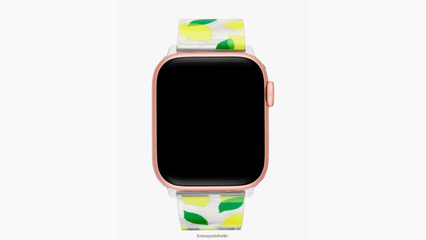 de Kate Spade Frauen Zitronengelee 38–49 mm Armband für Apple Watch Weiß NB82J21106 Zubehör