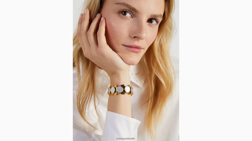 de Kate Spade Frauen auf dem Punkt-Stretch-Armband creme/gold NB82J21202 Zubehör