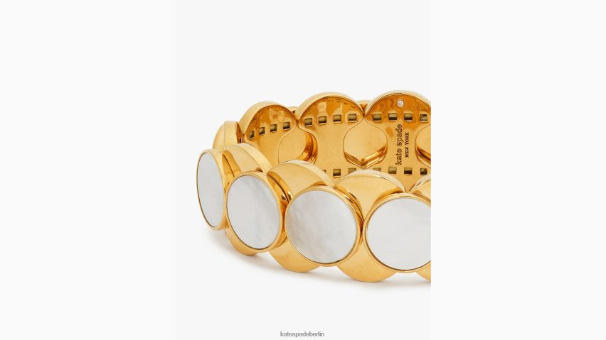 de Kate Spade Frauen auf dem Punkt-Stretch-Armband creme/gold NB82J21202 Zubehör