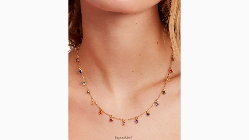 de Kate Spade Frauen auf der Punkt-Streuungs-Halskette multi NB82J21206 Zubehör