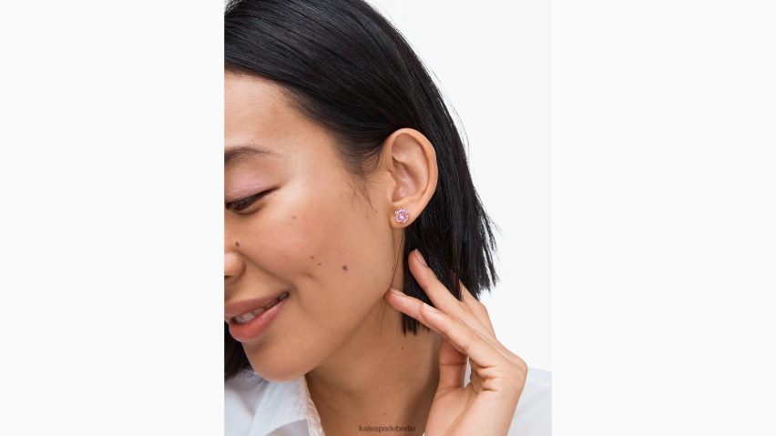 de Kate Spade Frauen die funkelnden runden Ohrringe Rosa NB82J21065 Zubehör