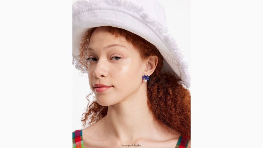 de Kate Spade Frauen frisch gepflückte Cluster-Stollen Marine-Multi NB82J21012 Zubehör