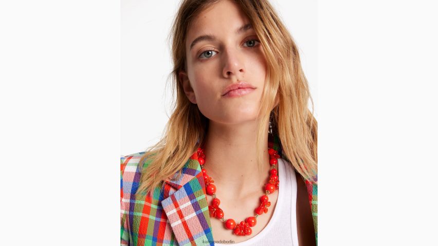 de Kate Spade Frauen frisch gepflückte Halskette rot multi NB82J21019 Zubehör