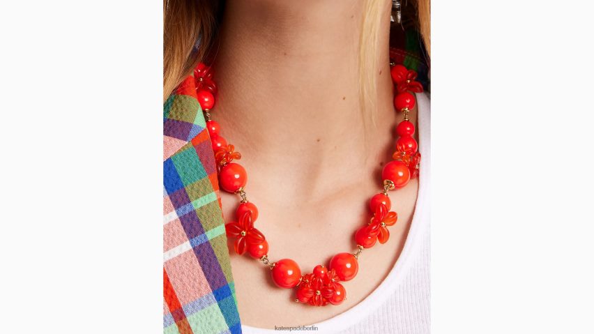 de Kate Spade Frauen frisch gepflückte Halskette rot multi NB82J21019 Zubehör