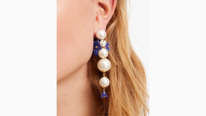 de Kate Spade Frauen frisch gepflückte Statement-Ohrringe Marine-Multi NB82J21013 Zubehör