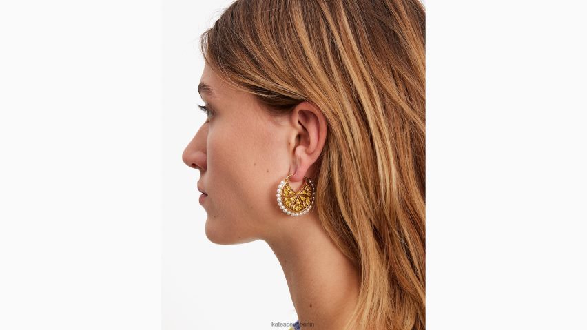 de Kate Spade Frauen frische Quetschreifen gelbes Multi NB82J21007 Zubehör