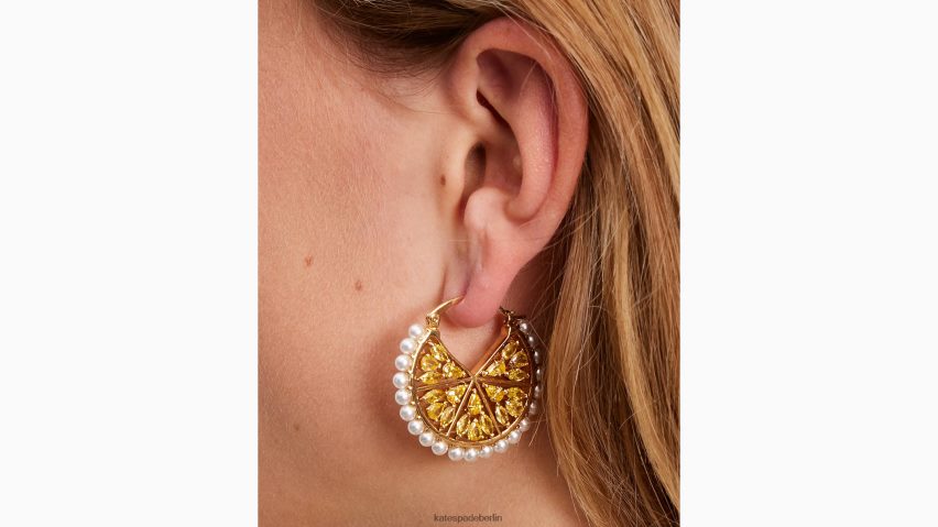 de Kate Spade Frauen frische Quetschreifen gelbes Multi NB82J21007 Zubehör