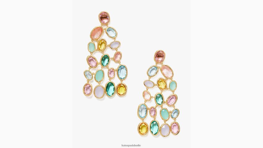 de Kate Spade Frauen hochglänzende Kronleuchter-Ohrringe multi NB82J21011 Zubehör